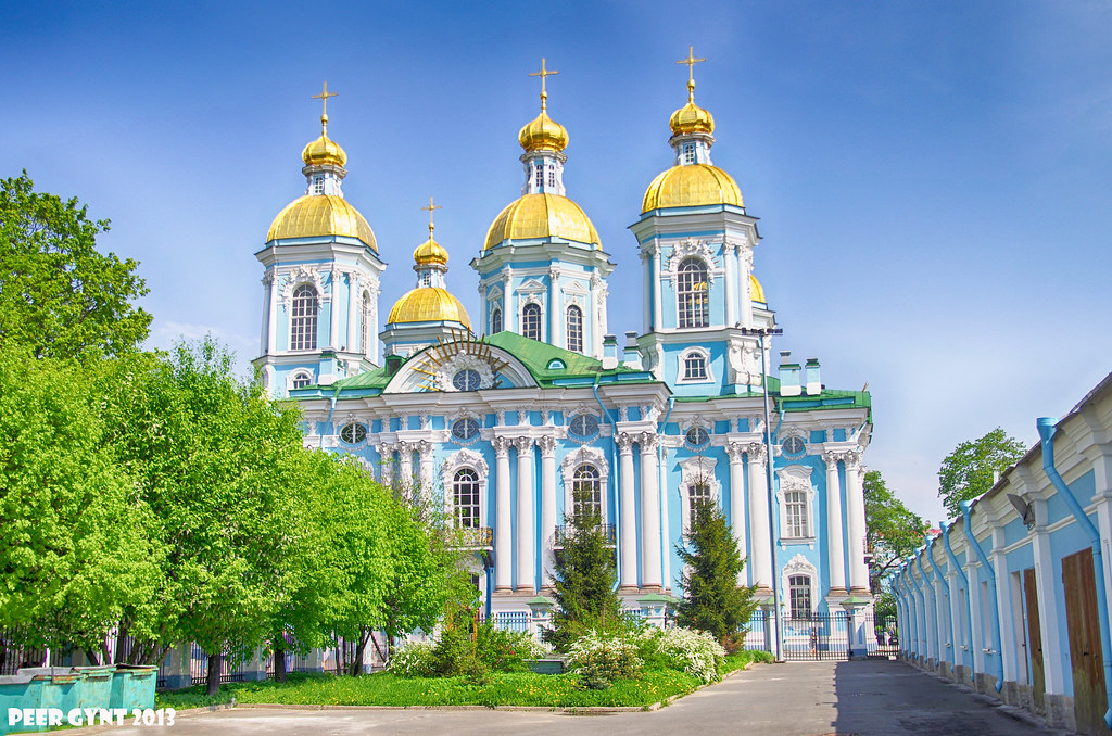 St. Nicholas Naval Cathedral. Saint-Petersburg. Никольский Морской Собор. Санкт-Петербург.